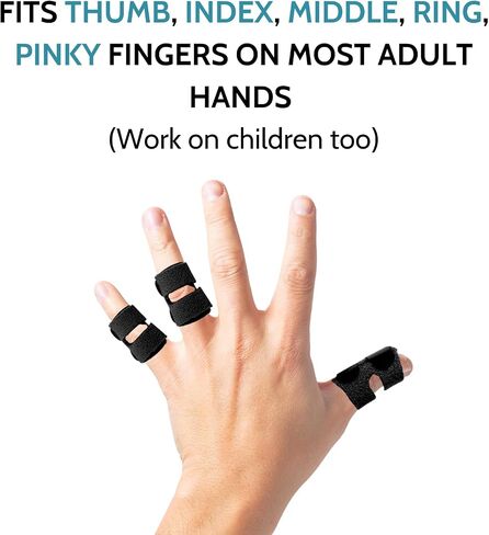 5 Pcs Thumb Finger Splint,Trigger Finger Splints,Finger Brace,Injured Mallet Finger,Broken Fingers Straightening,Pain Relief,Arthritis or Support for Fingers,Suitable for thumb, Index, Middle, Ring, Pinky Finger (Pink) in Saudi Arabia
