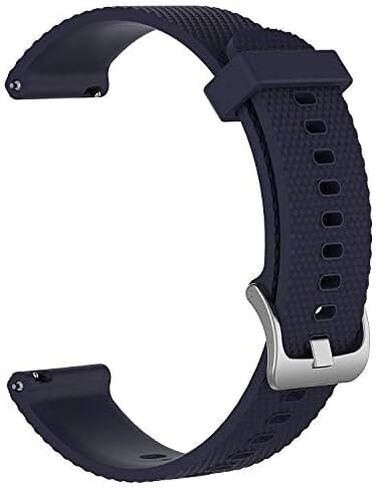 Replacement for Samsung Galaxy Watch (42mm) Bands, 20mm Galaxy Watch Band Silicone Replacement Bracelet Strap fit Samsung Galaxy Watch SM-R810 Smart Watch Small Black in Saudi Arabia