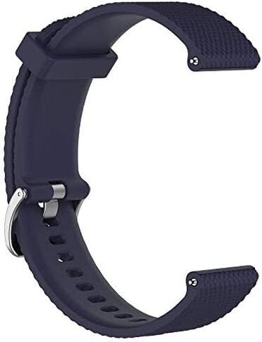 Replacement for Samsung Galaxy Watch (42mm) Bands, 20mm Galaxy Watch Band Silicone Replacement Bracelet Strap fit Samsung Galaxy Watch SM-R810 Smart Watch Small Black in Saudi Arabia