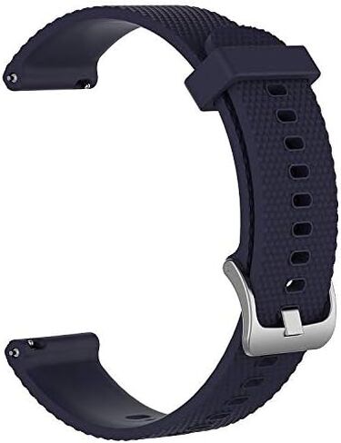 Replacement for Samsung Galaxy Watch (42mm) Bands, 20mm Galaxy Watch Band Silicone Replacement Bracelet Strap fit Samsung Galaxy Watch SM-R810 Smart Watch Small Black in Saudi Arabia