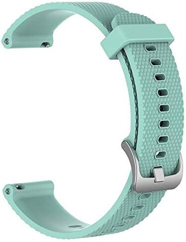 Replacement for Samsung Galaxy Watch (42mm) Bands, 20mm Galaxy Watch Band Silicone Replacement Bracelet Strap fit Samsung Galaxy Watch SM-R810 Smart Watch Small Black in Saudi Arabia