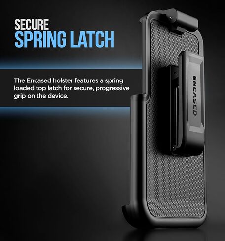 Encased Belt Clip Holster, for Spigen Ultra Hybrid MagFit (iPhone 16 Pro Max) - Case is Not Included in Saudi Arabia