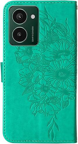 Compatible with HMD Vibe Phone Case HMD Vibe N159V Case HMD Vibe TA-1590 Case HMD Vibe 2024 Wallet Case [Butterfly Magnetic Leather Wallet Flip Case with Credit Card Holder Kickstand] -Purple in Saudi Arabia