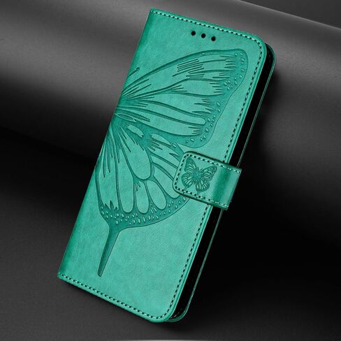 Compatible with HMD Vibe Phone Case HMD Vibe N159V Case HMD Vibe TA-1590 Case HMD Vibe 2024 Wallet Case [Butterfly Magnetic Leather Wallet Flip Case with Credit Card Holder Kickstand] -Purple in Saudi Arabia