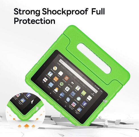 Kids Case for Fire HD 8 8th 7th 6th Generation 2018 2017 2016 Release, Lightweight Shockproof Handle Stand Kids Case Cover for HD 8 8th 7th 6th,Blue in Saudi Arabia