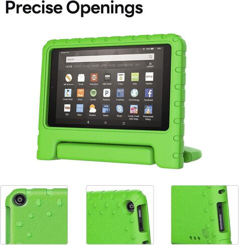 Kids Case for Fire HD 8 8th 7th 6th Generation 2018 2017 2016 Release, Lightweight Shockproof Handle Stand Kids Case Cover for HD 8 8th 7th 6th,Blue in Saudi Arabia