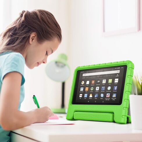 Kids Case for Fire HD 8 8th 7th 6th Generation 2018 2017 2016 Release, Lightweight Shockproof Handle Stand Kids Case Cover for HD 8 8th 7th 6th,Blue in Saudi Arabia