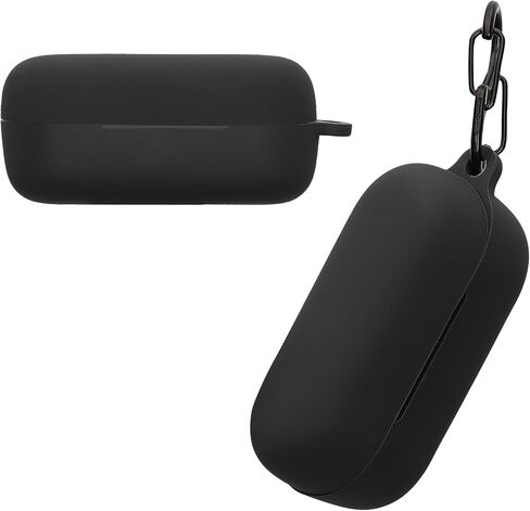 kwmobile Case Compatible with Sony WF-C510 Case - Silicone Cover Holder for Earbuds - Dark Green in Saudi Arabia