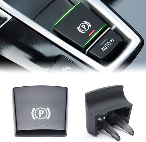 Car Electronic Parking Brake Switch Button Fit for BMW 5 Series F10 F07 520 530 535 550/6 Series F12 640 650/7 F01 F02 730 740 750/X3 F25 20 28/X4 F26/X5 F15/X6 F16 2015-2019(Short Feet,1PCS) in Saudi Arabia