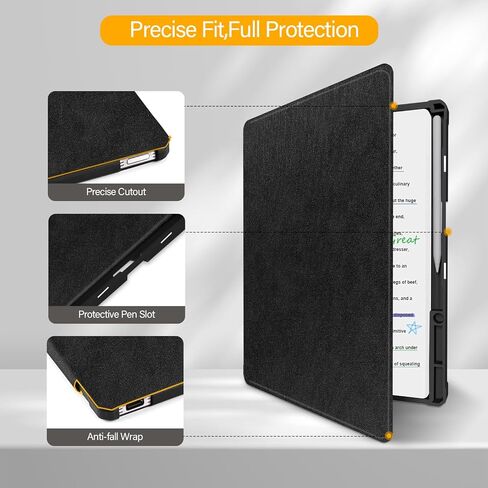 حالة لورقة رائعة PRO PRO 11.8 بوصة 2024 ، كتاب Folio shell غطاء مع حامل القلم ، ودعم Auto Wake/Sleep (الأزرق) in Saudi Arabia