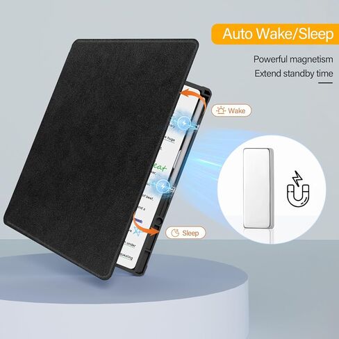 حالة لورقة رائعة PRO PRO 11.8 بوصة 2024 ، كتاب Folio shell غطاء مع حامل القلم ، ودعم Auto Wake/Sleep (الأزرق) in Saudi Arabia