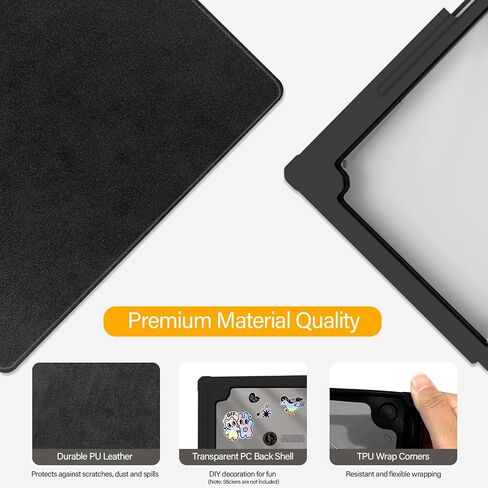 حالة لورقة رائعة PRO PRO 11.8 بوصة 2024 ، كتاب Folio shell غطاء مع حامل القلم ، ودعم Auto Wake/Sleep (الأزرق) in Saudi Arabia