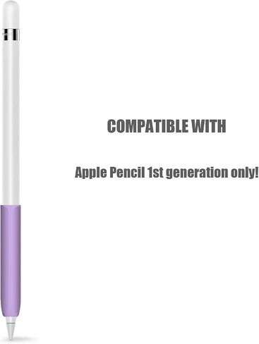 4 Pack Ergonomic Grips Designed for Apple Pencil 2nd Generation,YINVA Silicone Grip Sleeve for Apple Pencil 2 Gen Support Magnetic Charging (Pink, Purple,Blue,Black) in Saudi Arabia