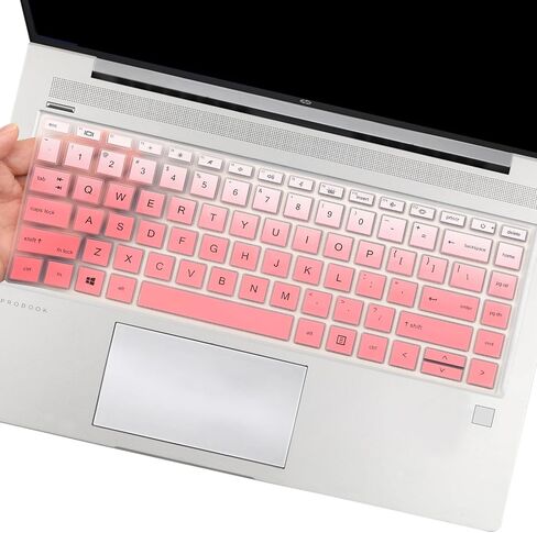 غطاء لوحة المفاتيح لجهاز 14 بوصة HP Probook 440 G8 G9/HP Probook 445 G8 G9/HP Probook 640 G7 G8 14 بوصة كمبيوتر محمول، 2023 2022 2021 جديد HP Probook 14 غطاء حماية لوحة المفاتيح جلد متدرج باللون النعناعي in Kuwait