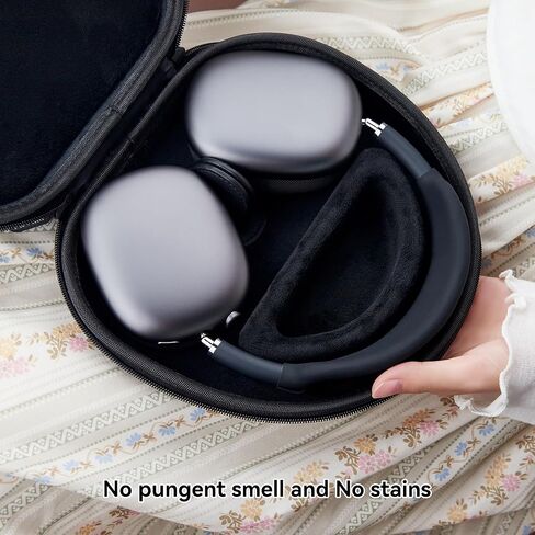 حافظة DDJ [عبوة واحدة] لجهاز AirPod Max تدعم وضع النوم، حقيبة تخزين بغطاء محمول منظم صلب لـ AirPods Max Pro، تصميم مبطن بمقياس السمك، حقيبة سماعة رأس لحمل السفر، ملونة in Kuwait