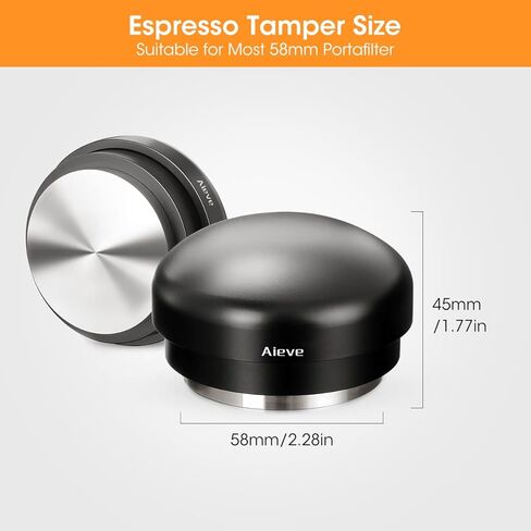 Aieve Espresso Tamper 54mm,Spring Loaded Coffee Tamper with 15lb / 25lb / 30lbs Replacement Springs Fits for 54mm Breville Portafilter in Saudi Arabia
