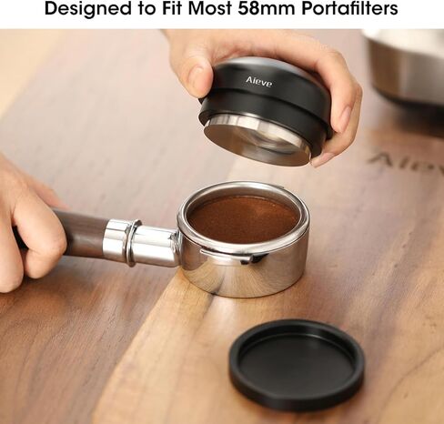 Aieve Espresso Tamper 54mm,Spring Loaded Coffee Tamper with 15lb / 25lb / 30lbs Replacement Springs Fits for 54mm Breville Portafilter in Saudi Arabia