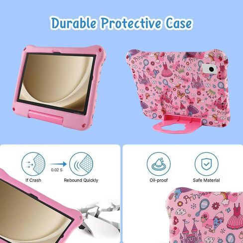 Dinosaur REVVL Tab 5G 2023 Case for Kid Boy Light EVA Kids Friendly Revvl Tab Case with Handle Kickstand Kids Pro Shockproof Full Cover Boy's Gift (KL) in Saudi Arabia