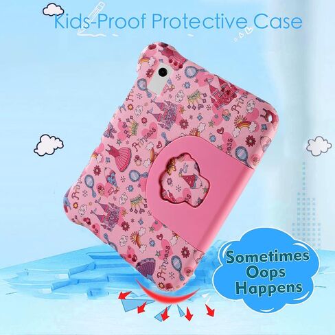 Dinosaur REVVL Tab 5G 2023 Case for Kid Boy Light EVA Kids Friendly Revvl Tab Case with Handle Kickstand Kids Pro Shockproof Full Cover Boy's Gift (KL) in Saudi Arabia