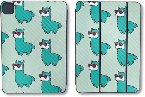 Carbon Fiber Skin Compatible with Apple Smart Folio for iPad Pro 11-inch (M4) 2024 - Booming Box - Premium 3M Vinyl Protective Wrap Decal Cover - Easy to Apply | Crafted in The USA by MightySkins in Saudi Arabia