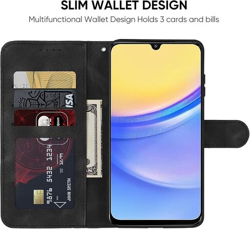 Case for Galaxy A16 5G Case, Samsung A16 Wallet Case with Tempered Glass Screen Protector, Skin Feel Leather Flip Credit Card Holder Stand Phone Cover for Samsung Galaxy A16 Green in Saudi Arabia