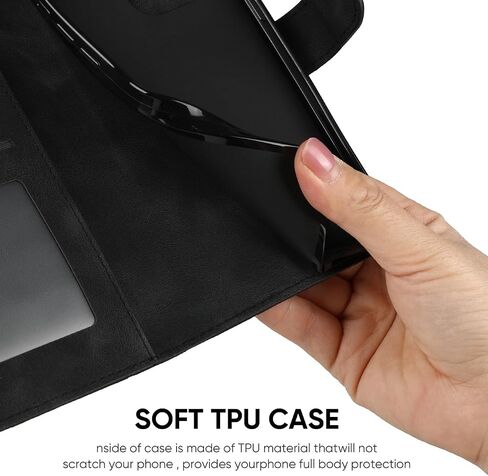 Case for Galaxy A16 5G Case, Samsung A16 Wallet Case with Tempered Glass Screen Protector, Skin Feel Leather Flip Credit Card Holder Stand Phone Cover for Samsung Galaxy A16 Green in Saudi Arabia