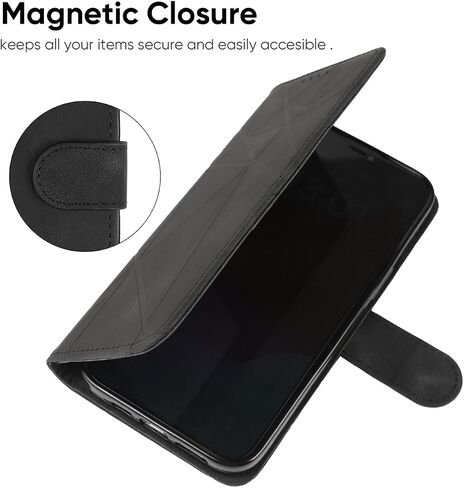 Case for Galaxy A16 5G Case, Samsung A16 Wallet Case with Tempered Glass Screen Protector, Skin Feel Leather Flip Credit Card Holder Stand Phone Cover for Samsung Galaxy A16 Green in Saudi Arabia