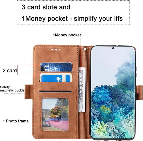 حالة الهاتف ASUWISH لـ Samsung Galaxy S20 5G 6.2 بوصة تغطية خلية محفظة مع حامي شاشة زجاجية محفنة الحبل شحول in Saudi Arabia