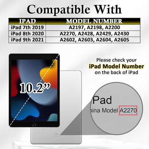 Case for iPad 9th/8/7th Generation 2021/2020/2019 in Kuwait