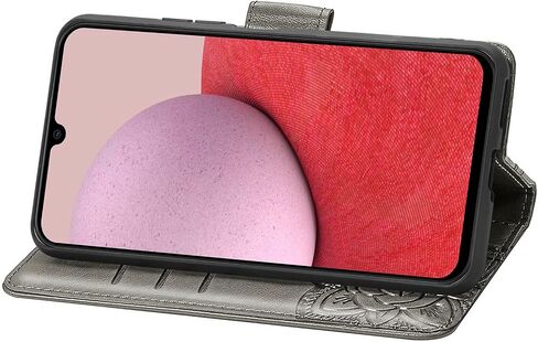 حقيبة هاتف محفظة لـ Samsung Galaxy A14،3d Butterfly Pattern Pu Leather Flip Phone مع قفل مغناطيسي وحامل فتحات البطاقة النقدية لـ A14 5G/4G ، HZD Rhinestone Black in Saudi Arabia