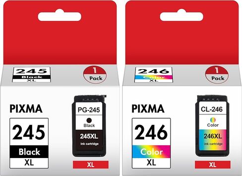 PG-245 XL Black Printer Ink Cartridge High Capacity for Canon 245XL Black Ink PG-245XL Compatible to Canon Pixma MX490 MX492 MG2522 MG3022 MG2520 TR4522 TS3122 TS3300 TS3322 Printer (2 Black Pack) in Saudi Arabia