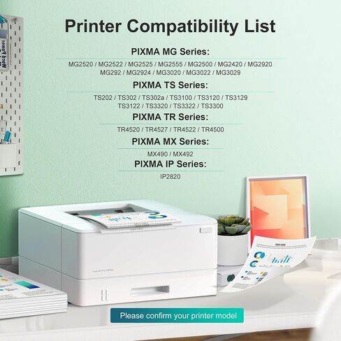 PG-245 XL Black Printer Ink Cartridge High Capacity for Canon 245XL Black Ink PG-245XL Compatible to Canon Pixma MX490 MX492 MG2522 MG3022 MG2520 TR4522 TS3122 TS3300 TS3322 Printer (2 Black Pack) in Saudi Arabia