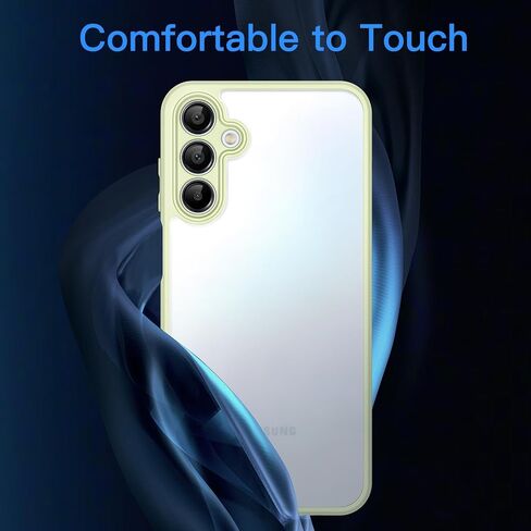 JETech Matte Case for Samsung Galaxy A15 5G / 4G 6.5-Inch, Frosted Translucent Back Protective Slim Phone Cover, Anti-Fingerprints (Black) in Saudi Arabia