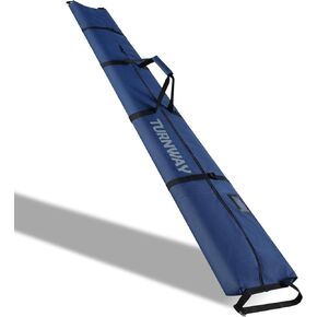 TurnWay Ski Bag | Store & Transport Skis Up to 215 cm, Poles & Extras | Waterproof - for Men, Women and Youth