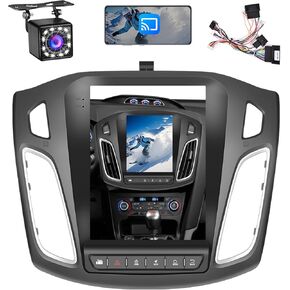 Roinvou [2G+64G] for Ford Focus 2012-2018 Android Car Radio Stereo 9.7 Inch Capacitive HD Touch Screen Mirror Link GPS Navigation Head Unit with WiFi Bluetooth USB FM RDS Steering Wheel Controls