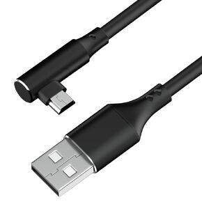 Charging Extension Cable For Dash Cam, Usb 2.0 To Type-C, Mini Dash Cam Charging Power Cord, For Gps, Rearview Mirror Camera, Reverse Camera 90 Degree Bend Charging Adapter Cable (16.5FT-TypeC)