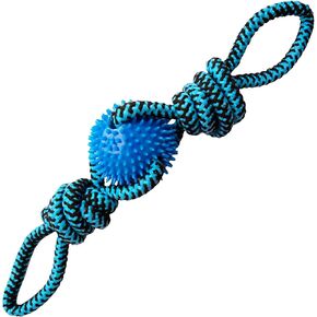 Health Extension SNUG AROOZ Spikey Beast Strong Tug Toy for Dogs, Outdoor Puppy Teething Chew Toys, Tough & Rope, (24 Inches - Assorted Colors)