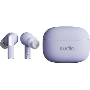 Sudio A1 Pro Wireless Earbuds, Bluetooth Earbuds 5.3, Noise Cancelling Earbuds, Waterproof Earbuds, Touch Control, Wireless Earphones with Charging Case, Perfect for Premium Sound Quality (Purple)