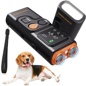 Sonic Bark Deterrents Dog Bark Control Devices 3 Modes, 3 in 1 Dog Training Tool 50ft Range Rechargeable Ultrasonic Dog Barking Deterrent Devices Anti Bark Device for Dogs