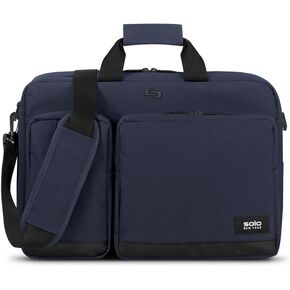 Solo New York Urban Carrying Case (Briefcase) for 15.6" Notebook - Gray, Black, 12.5" x 17" x 5" (UBN310-10)