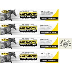 Duramectin Ivermectin Paste 6.08g Tubes (4-Pack) Bundled Sticker Included