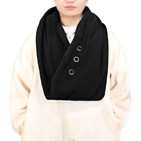 Pet Bonding Scarf (Black) - Carry Bonding Pouch - for Chinchillas, Hedgehogs, Rats, Sugar Gliders, Guinea Pigs, Rabbits, Hamsters, Gerbils, Squirrels, Ferrets, Kittens, Parrots, Birds, Reptiles