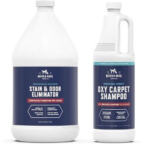 Rocco & Roxie Pet Stain & Odor Eliminator Cleaning Bundle - مدمرة للبول الأنزيمية للقطط والكلاب