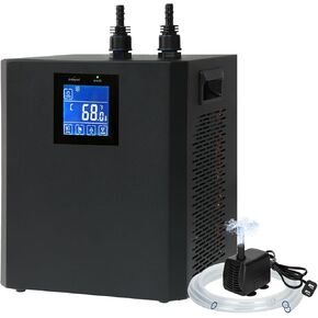 Aquarium Chiller 79 Gal, 1/3 HP Water Chiller Machine, Hydroponic Cooling System, Fish Tank Chiller with Upgraded LED display, for Axolotl Jellyfish