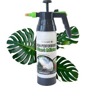 ExtremeMIST High-Performance Garden Sprayer - Ultimate Plant Mister & Spray Bottle for Plants - Horticultural Hand Pump Sprayer with Adjustable Brass Nozzle - Outdoor & Indoor Plant Humidifier - 32 Oz