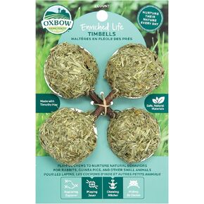 أثرت Oxbow Timbells ، ألعاب الأرانب ، ألعاب خنزير غينيا ، إثراء للأرنب ، خنزير غينيا ، الهامستر ، الأرانب ، شينشيلا ، تيموثي هاي ، ملحقات قفص شينشيلا ، إكسسوارات صغيرة للحيوانات الأليفة للكيس
