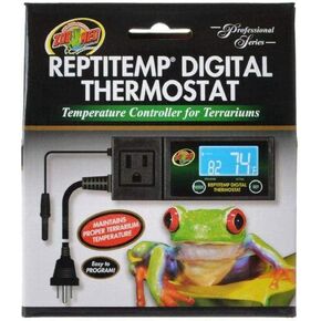 Zoo Med ReptiTemp RT-600 Digital Thermostat Controller, Black