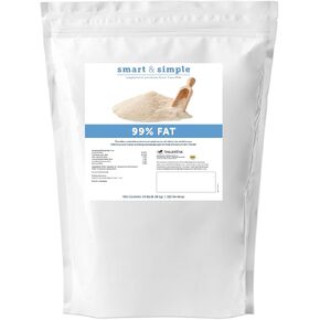 SMARTPAK Smart & Simple 99% Fat | Horse Weight Gain Supplement Supports Ideal Body Condition in Horses | Easy to Use & Tasty High Fat Supplement Powder | 14 lb Bag