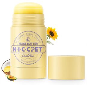 HICC PET الأنف بلسم للكلب والقط - ترطيب الإصلاحات لتهدئة الأنف الجافة/المتشققة - الكلاب SNOUT SONOT مع زيت جوز الهند المخمر ، وزبدة أنف الكلب اليومية والحماية - كلها طبيعية وعق آمنة