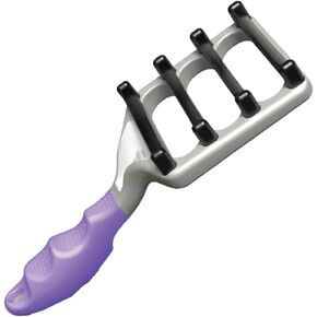 deShedding Tool for Long Hair Cats - Innovative Cat Grooming Brush with 4 Composite Carbon Fiber Edges for Effective Fur Removal - Cat Hair Deshedder Brush for a Comfortable Grooming Experience